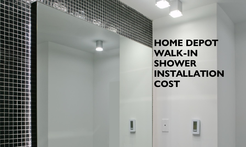 home depot walk-in shower installation cost 1