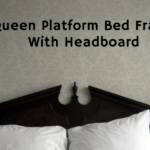 queen platform bed frame with headboard