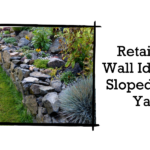 retaining wall ideas for sloped front yard