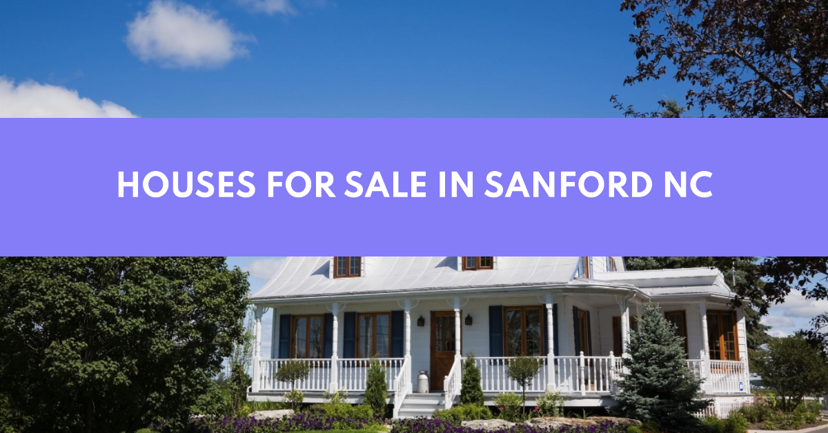 houses for sale in sanford nc