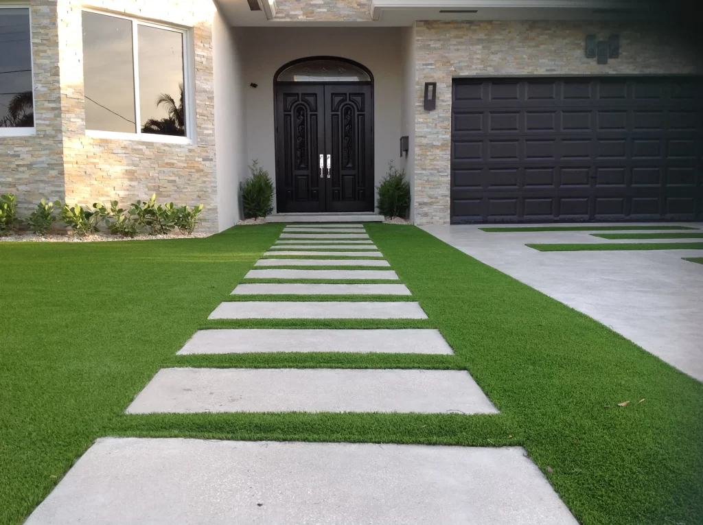7 Design Ideas for an Artificial Grass Driveway - Wall-Ebuilders